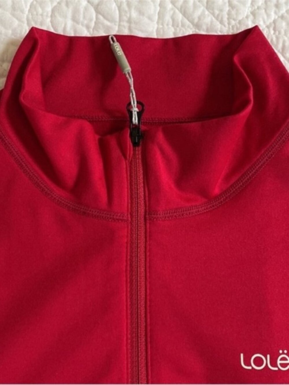 Lole women’s long sleeve top half zipp pullover fleece size Medium - Picture 4 of 9